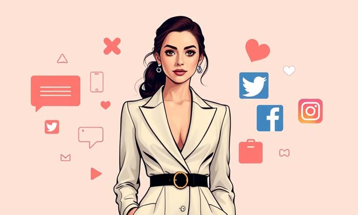 Influenceuse créant du contenu sponsorisé et illustrant les obligations juridiques, fiscales et sociales liées à l’activité d’influence.